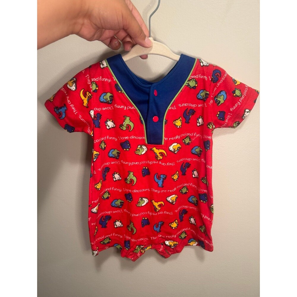 Vintage Small Steps Dinosaur Color Block NB 0/3